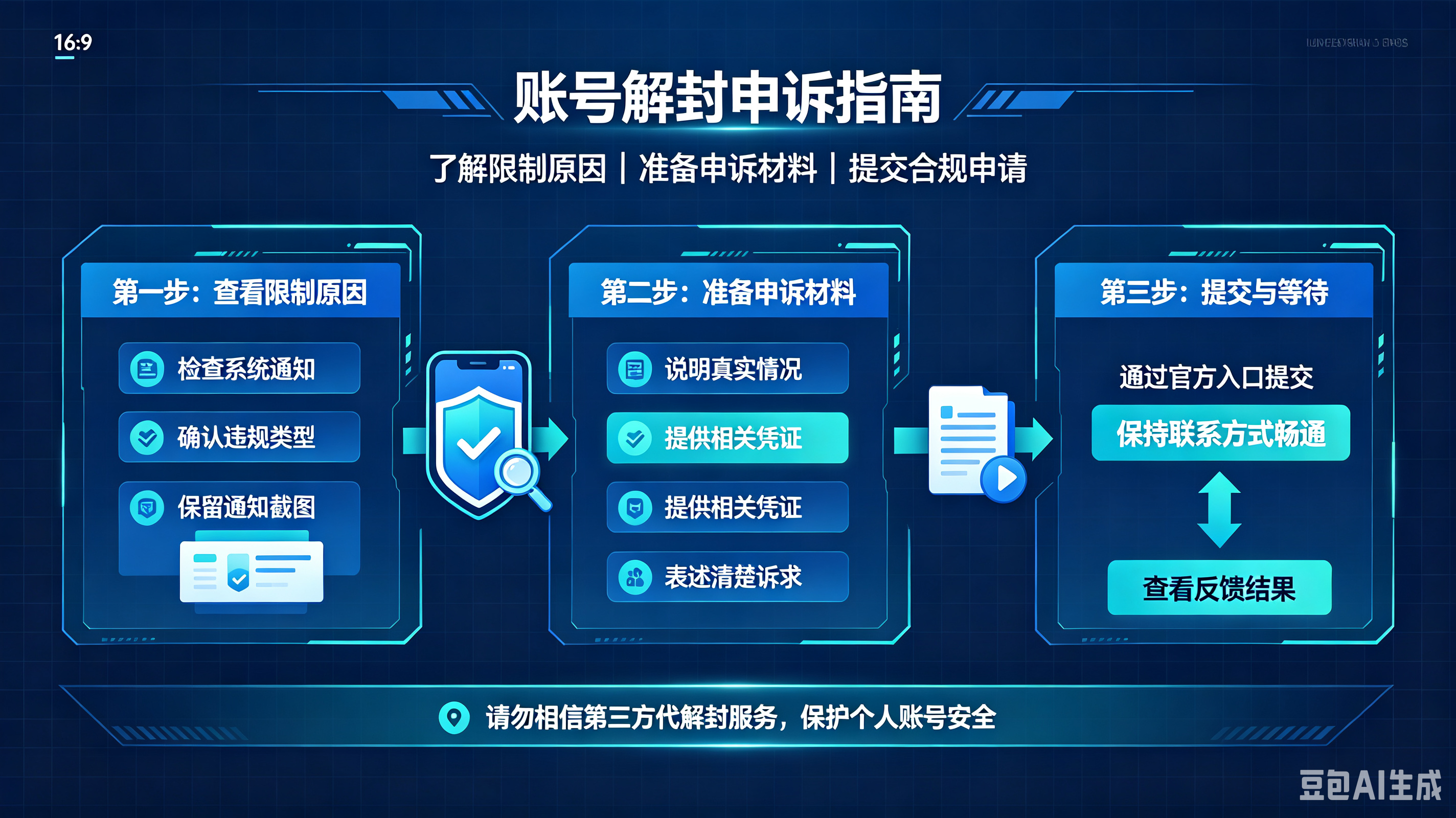 抖音解封操作