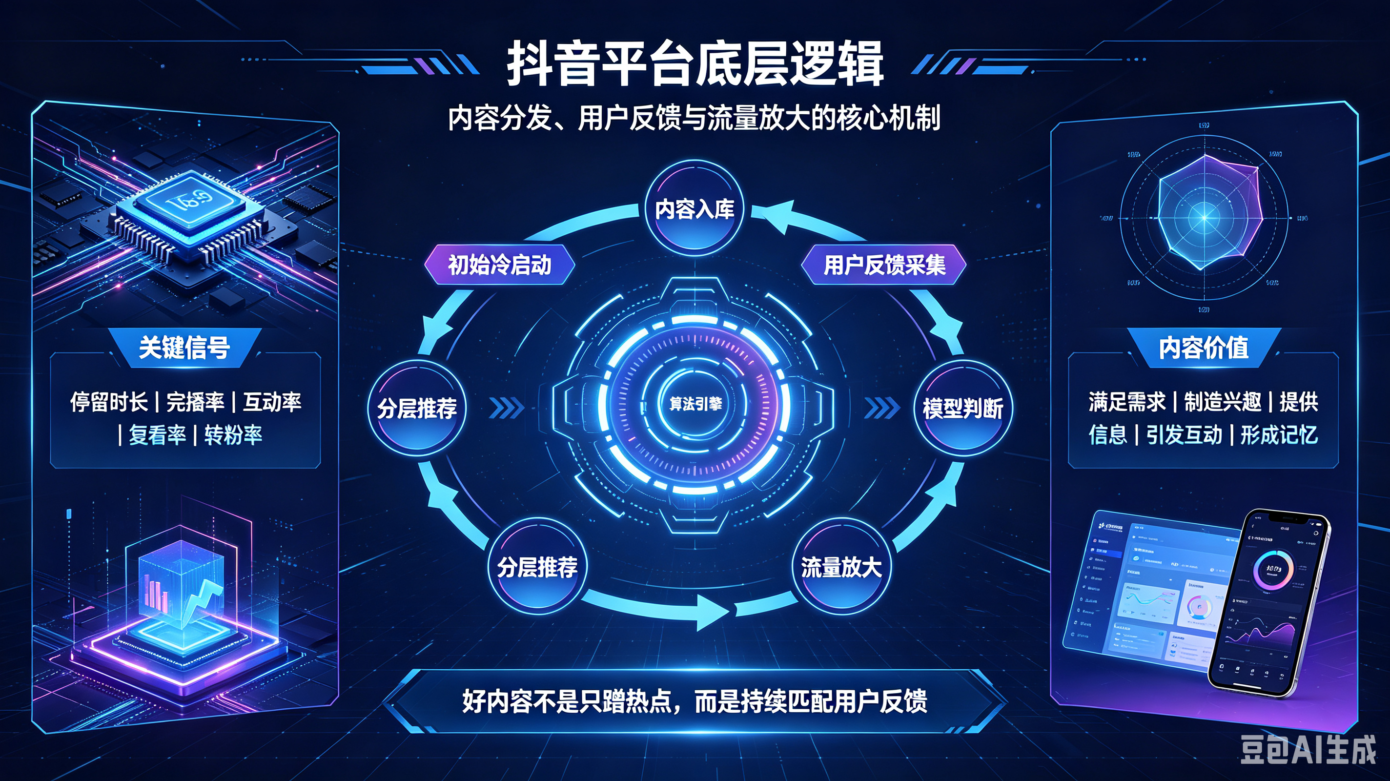 抖音平台底层逻辑