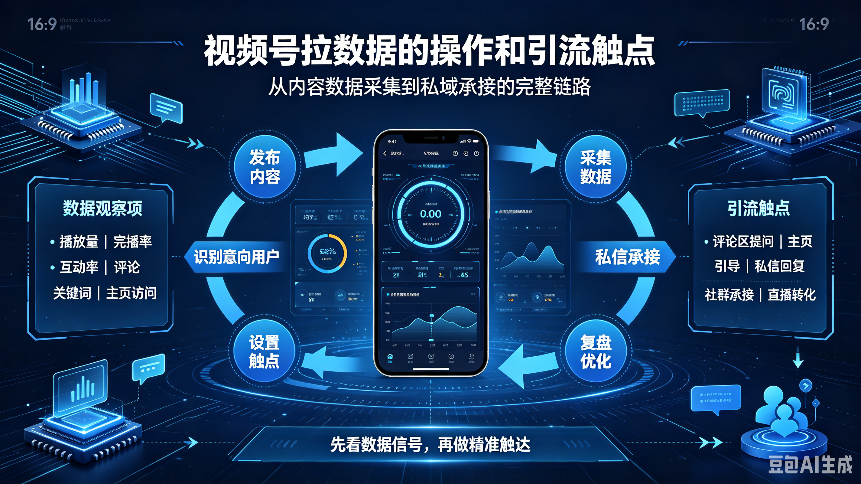 ⁠视频号拉数据的操作和引流触点